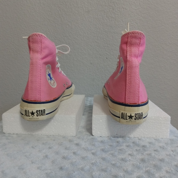 Vintage 80s Pink Converse Chuck Taylor Allstar Size 8.5 (Rare) - Picture 3 of 9